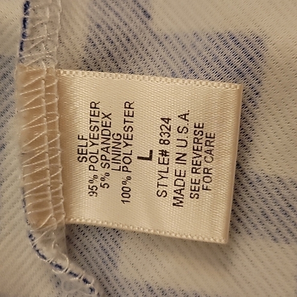 FREEWAY Anthropologie Chevron Open Back Peplum Sleeveless Hi-Low Blouse - Picture 3 of 9